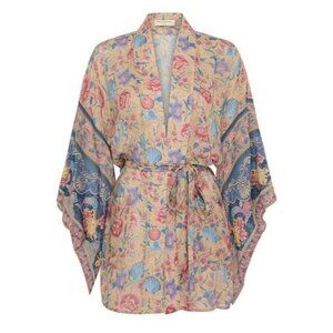 Spell & The Gypsy Seashell Mermaid Short Robe‎ Opal M/L
